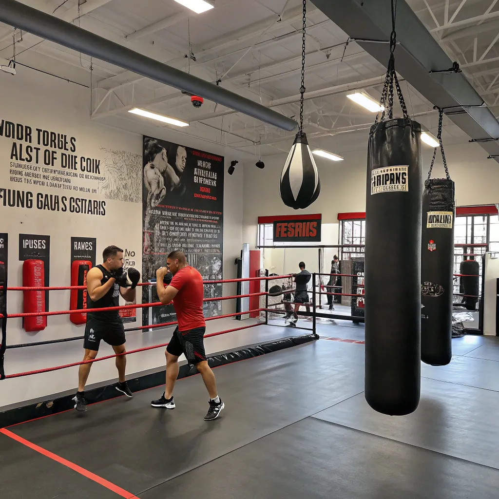 State-of-the-art boxing training facility